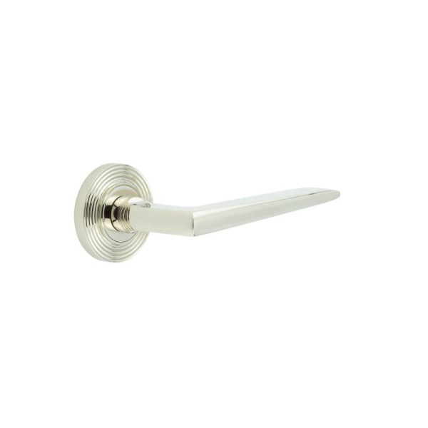 MAYFAIR LEVER HANDLE ON ROSE - (7 ROSE OPTIONS)