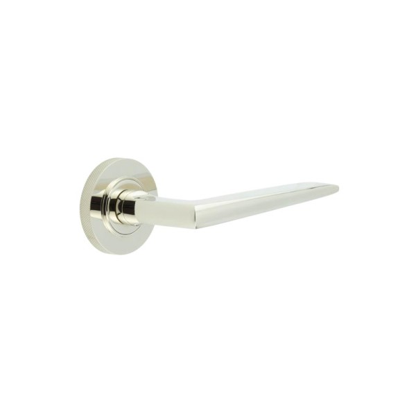 MAYFAIR LEVER HANDLE ON ROSE - (7 ROSE OPTIONS)