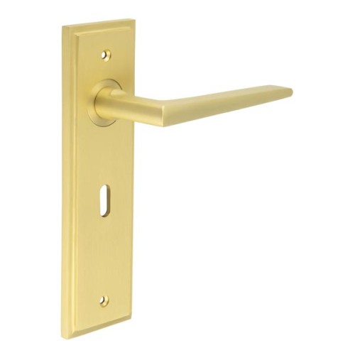 MAYFAIR LEVER HANDLE ON BACKPLATE