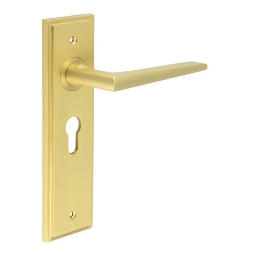 MAYFAIR LEVER HANDLE ON BACKPLATE