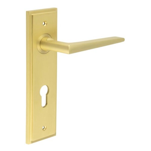 MAYFAIR LEVER HANDLE ON BACKPLATE