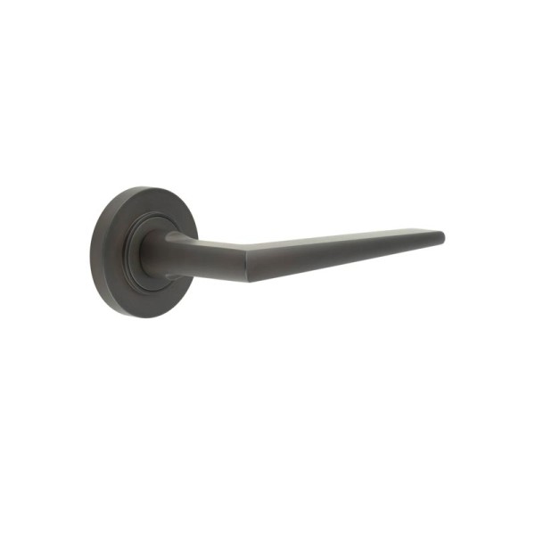 MAYFAIR LEVER HANDLE ON ROSE - (7 ROSE OPTIONS)