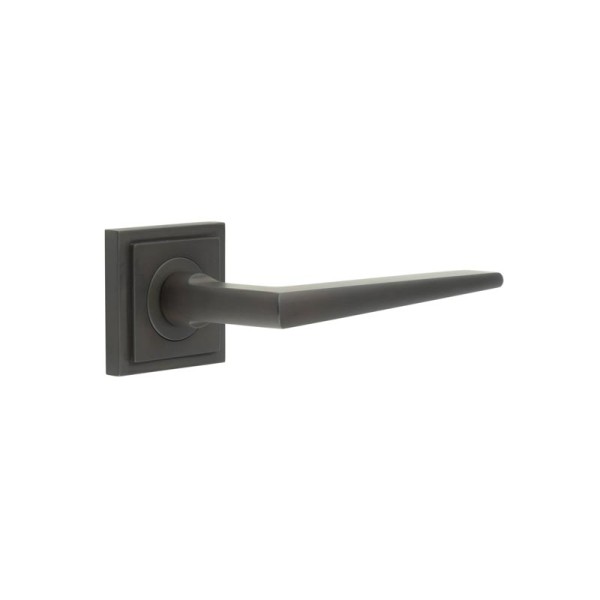 MAYFAIR LEVER HANDLE ON ROSE - (7 ROSE OPTIONS)