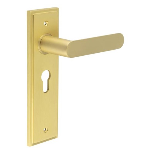 KENSINGTON LEVER HANDLE ON BACKPLATE