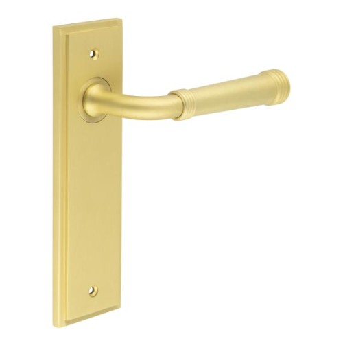 HIGHGATE LEVER HANDLE ON BACKPLATE