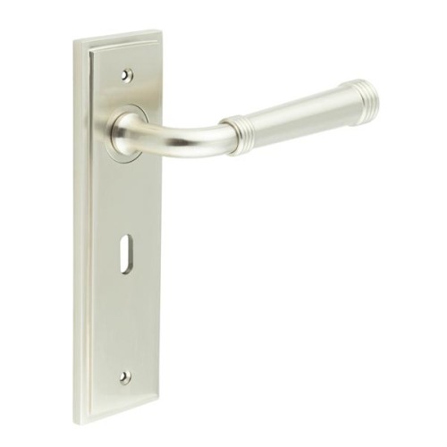 HIGHGATE LEVER HANDLE ON BACKPLATE