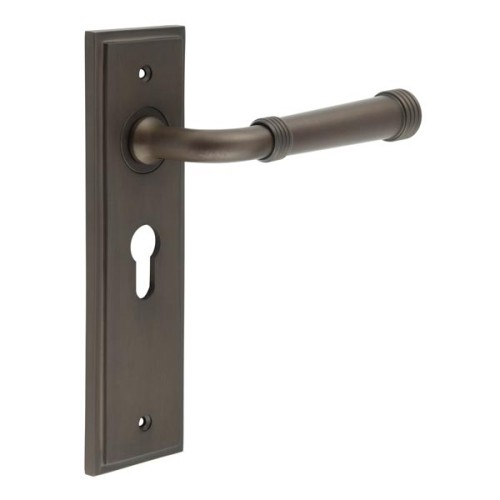 HIGHGATE LEVER HANDLE ON BACKPLATE