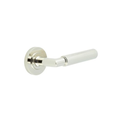 PICCADILLY KNURLED LEVER HANDLE ON ROSE - (7 ROSE OPTIONS)