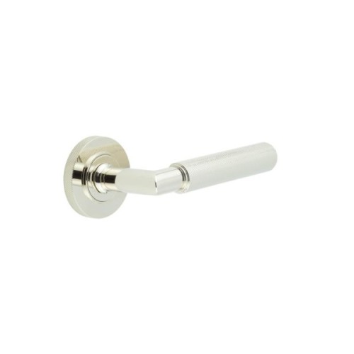 PICCADILLY KNURLED LEVER HANDLE ON ROSE - (7 ROSE OPTIONS)