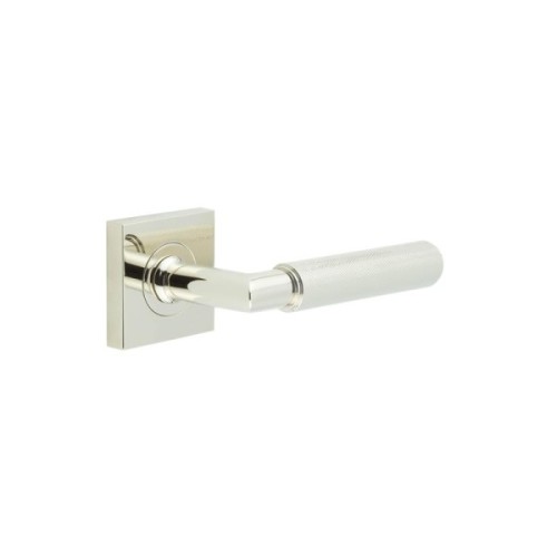 PICCADILLY KNURLED LEVER HANDLE ON ROSE - (7 ROSE OPTIONS)