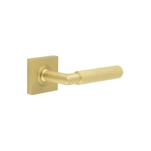 PICCADILLY KNURLED LEVER HANDLE ON ROSE - (7 ROSE OPTIONS)