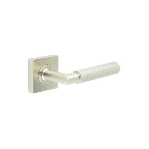 PICCADILLY KNURLED LEVER HANDLE ON ROSE - (7 ROSE OPTIONS)