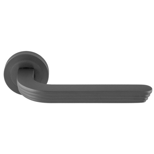 CLOUD LEVER HANDLE ON ROUND ROSE