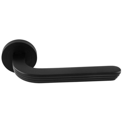 CLOUD LEVER HANDLE ON ROUND ROSE