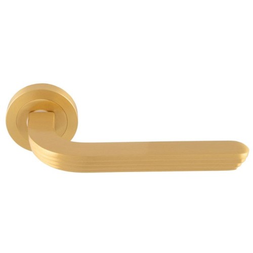 CLOUD LEVER HANDLE ON ROUND ROSE