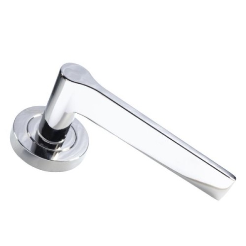 VELINO LEVER HANDLE ON ROUND ROSE