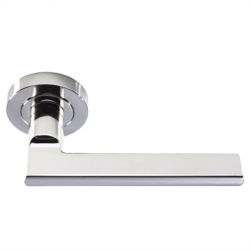 TRENTINO LEVER HANDLE ON ROUND ROSE