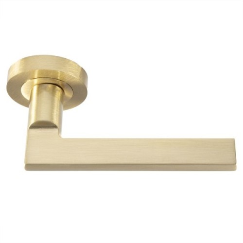 TRENTINO LEVER HANDLE ON ROUND ROSE