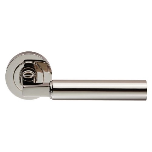 AMIATA LEVER HANDLE ON ROUND ROSE