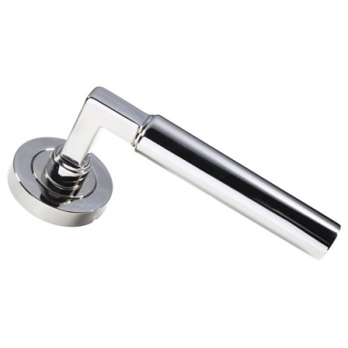 AMIATA LEVER HANDLE ON ROUND ROSE