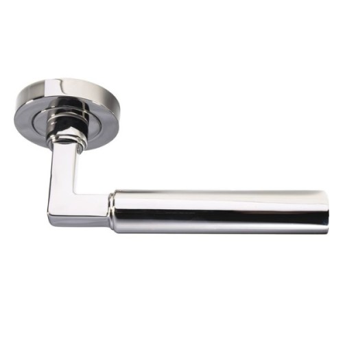 AMIATA LEVER HANDLE ON ROUND ROSE