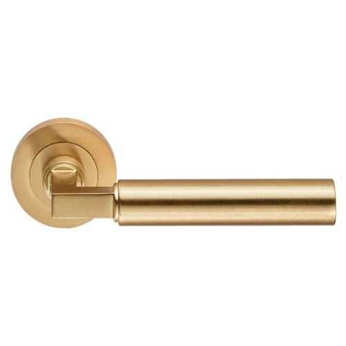 AMIATA LEVER HANDLE ON ROUND ROSE