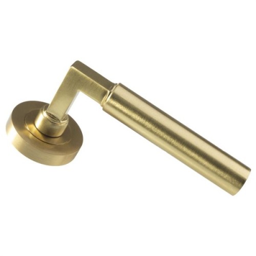 AMIATA LEVER HANDLE ON ROUND ROSE