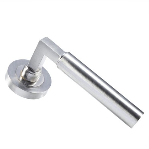 AMIATA LEVER HANDLE ON ROUND ROSE