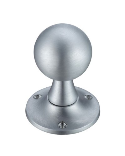 BALL MORTICE DOOR KNOBS ON FACE FIXED ROSE