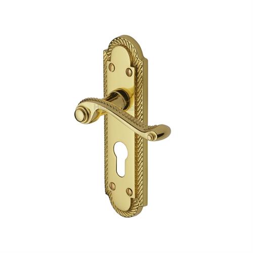 GAINSBOROUGH LEVER HANDLE ON BACKPLATE