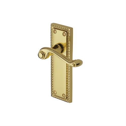 GEORGIAN LEVER HANDLE  ON BACKPLATE