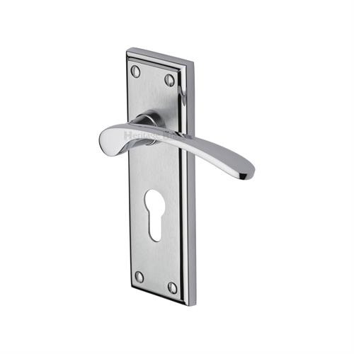 HILTON LEVER HANDLE ON BACKPLATE