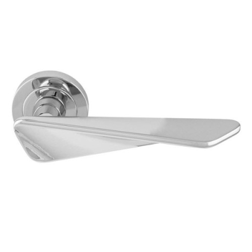 INTONA LEVER HANDLE ON ROUND ROSE