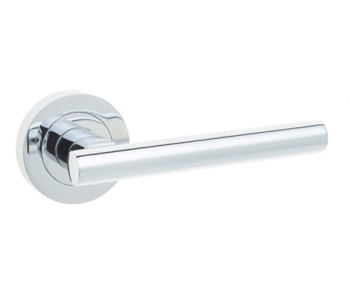 PETRA T-BAR LEVER HANDLE ON ROUND ROSE