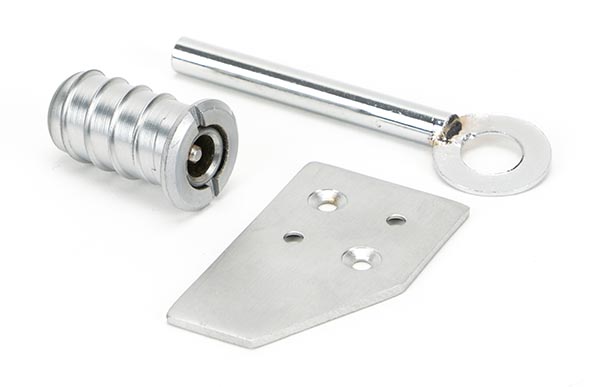 FLUSH SASH STOP WINDOW RESTRICTOR - C/W KEY & STRIKE PLATE (EACH)