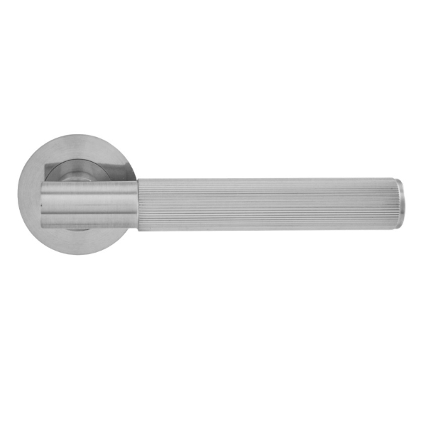 LINEAR T-BAR LEVER HANDLE ON ROUND ROSE