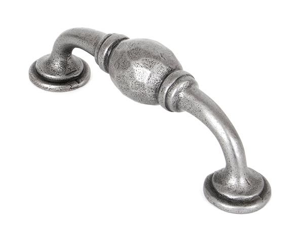 HAMMERED D-SHAPED CABINET PULL HANDLE