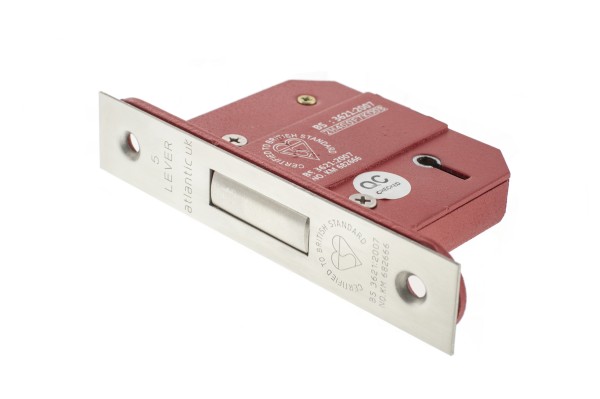 ATLANTIC 5 LEVER BRITISH STANDARD RATED MORTICE DEADLOCK - FD30/60 FIRE RATED