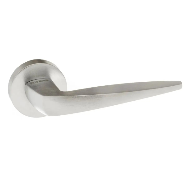 FOGLIA LEVER HANDLE ON ROSE - (2 ROSE OPTIONS)