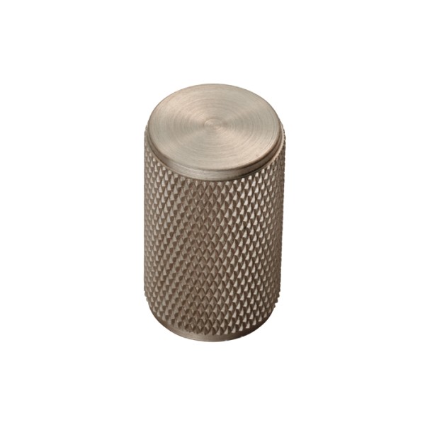 CYLINDRICAL KNURLED CUPBOARD DOOR KNOB