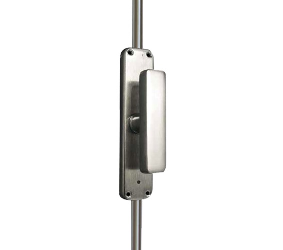 ESPAGNOLETTE BOLT WITH RECTANGULAR T-BAR KNOB - GRUB LOCKING