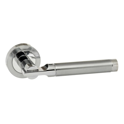 DAKOTA LEVER HANDLE ON ROUND ROSE