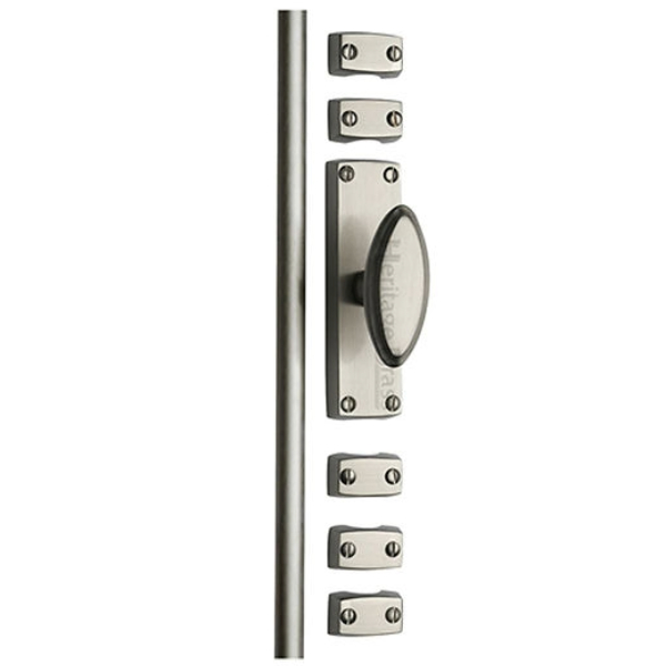 ESPAGNOLETTE BOLT WITH OVAL KNOB - NON LOCKING