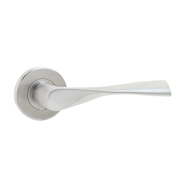 VECTA LEVER HANDLE ON ROUND ROSE