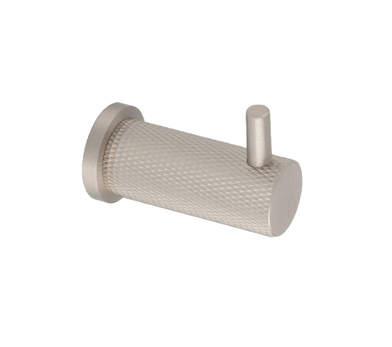 KNURLED CONTEMPORARY SINGLE ROBE HOOK