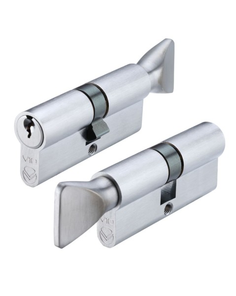 ZOO 10 PIN RESTRICTED KEY EURO PROFILE CYLINDER - KEY & TURN