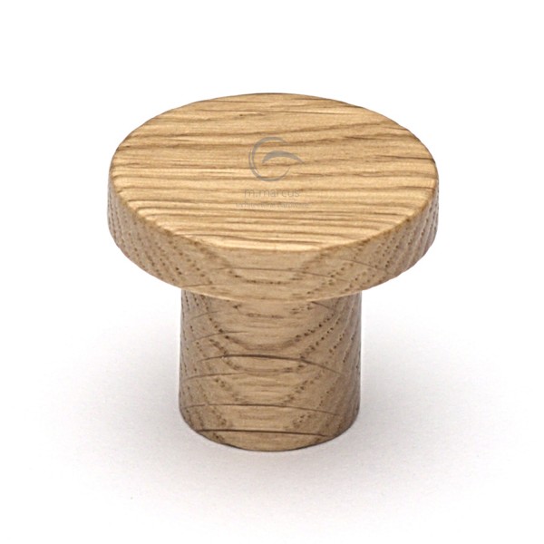 ROUND CIRCUM WOODEN CUPBOARD DOOR KNOB