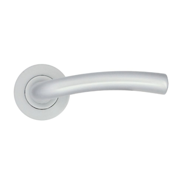 SEVILLE LEVER HANDLE ON ROUND ROSE