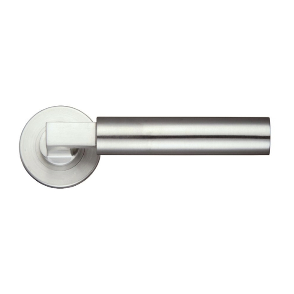 ORION LEVER HANDLE ON ROUND ROSE