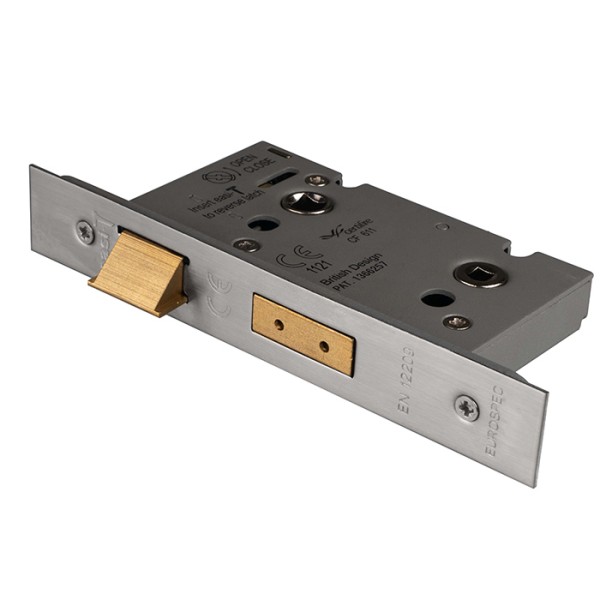 EUROSPEC BATHROOM ARCHITECTURAL MORTICE SASHLOCK - FD30/60 FIRE RATED